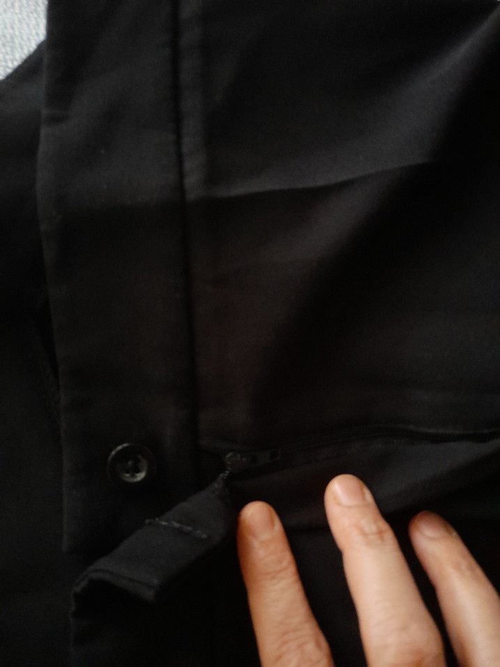 Siyah Maxi Kadın Kumaş Pantolon.İnce yazlıktır. - Görsel 3