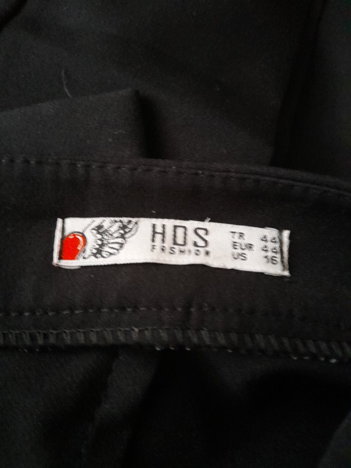 Siyah Maxi Kadın Kumaş Pantolon.İnce yazlıktır. - Görsel 2