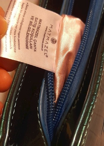 Klasik Yılan Derisi Desenli Gold Kadın Çanta - Görsel 8