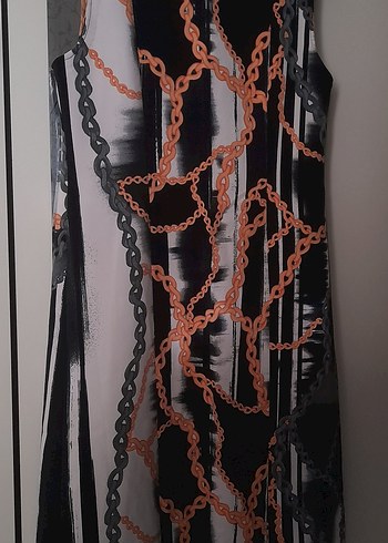 Zincir Detaylı Kadın Uzun Yelek - Görsel 2