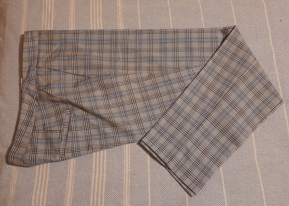 koton marka, kareli kadın pantalon - Görsel 3