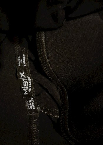 Siyah Drapeli Kadın Pantolon - Görsel 6