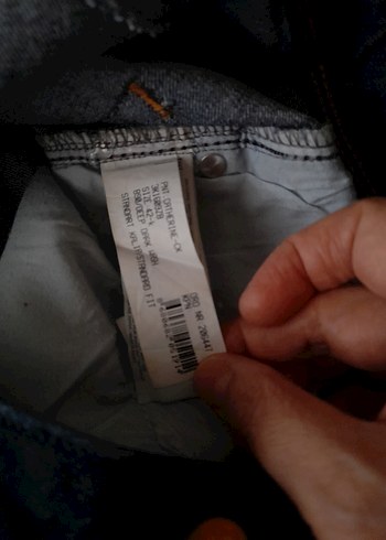 Kadın Siyah maxi Boy Denim Jean.Bol paça - Görsel 5