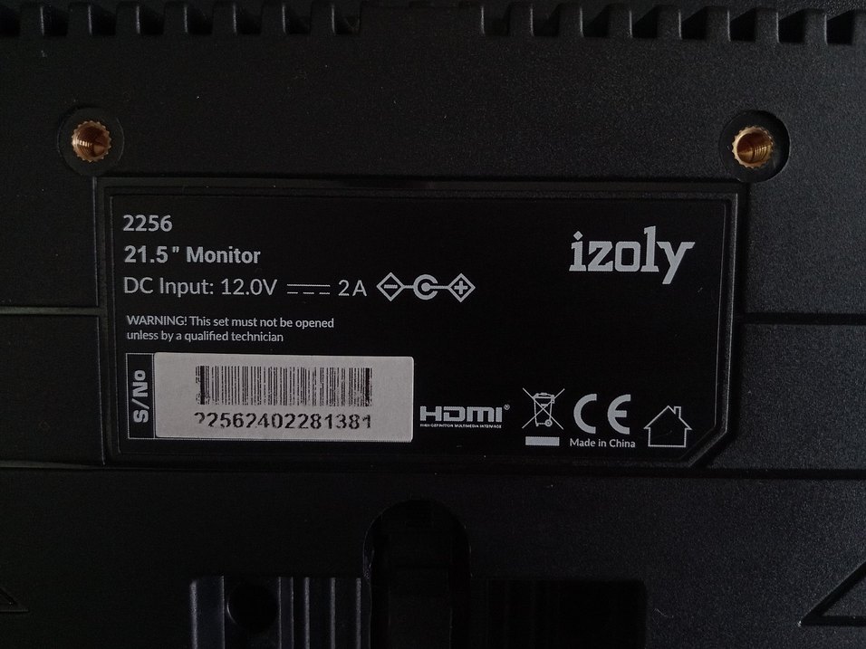 Arızalı İzoly 2256 21.5" LED Monitör 1920x1080p Full HD 75Hz - Görsel 5