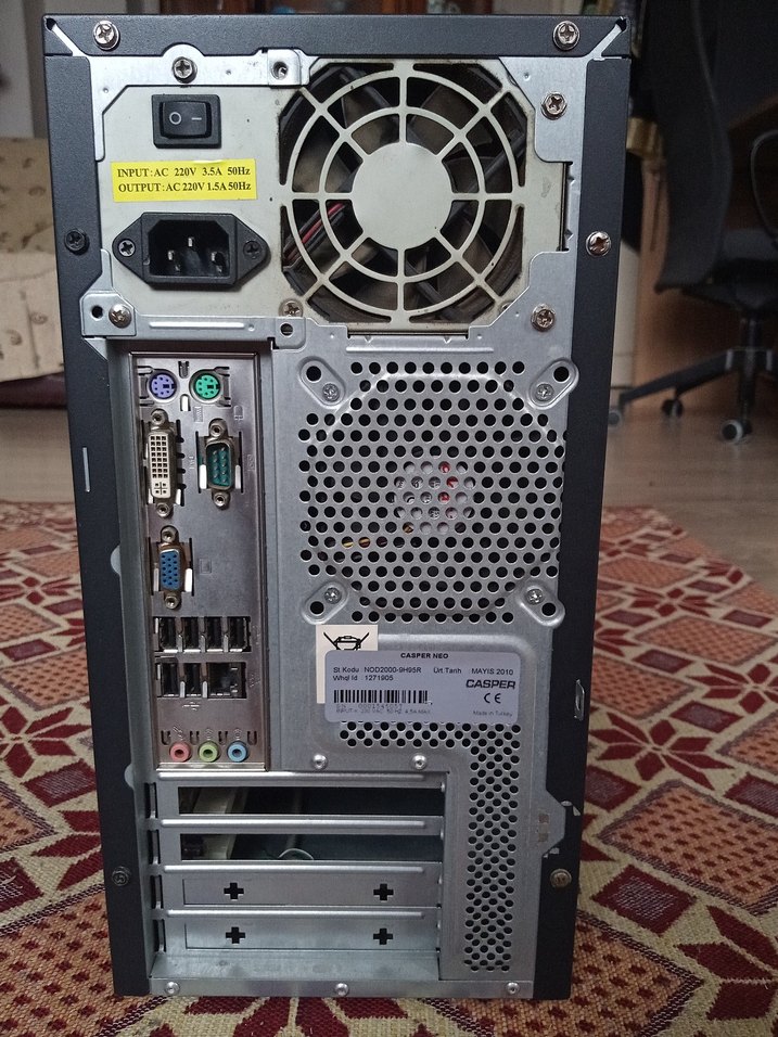 i5 İşlemci + 4GB DDR3 RAM PC Casper Kasa - Görsel 5