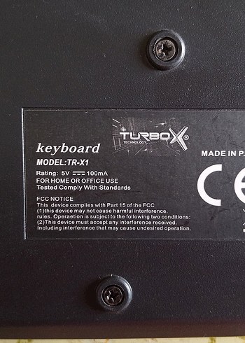 Beden Turbox Klavye (TR-X1)
