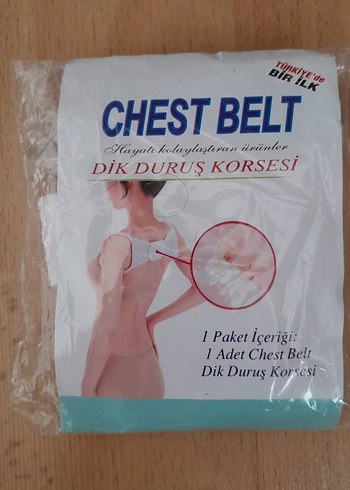 Diger Baskılı Sırt Desteği Korsesi