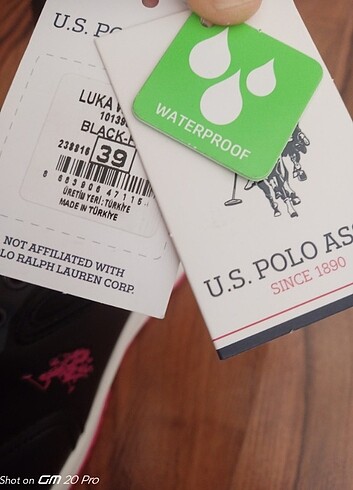 39 Beden siyah Renk Us Polo Assn Ayakkabı 