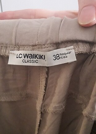 38 Beden kahverengi Renk PANTOLON TESETTÜR