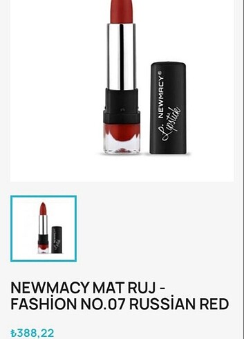 Newmacy kırmızı ruj
