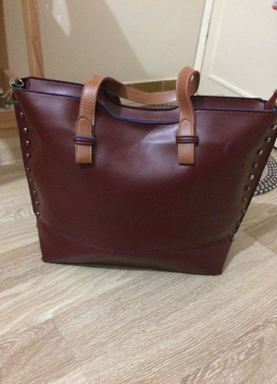 Bordo renk çanta