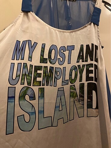 Home Store Kalın askılı tunik bluz