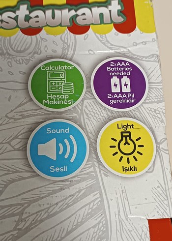 Renkli Baskılı yazar kasaoyuncak - Görsel 11