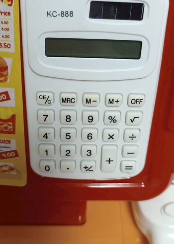 Renkli Baskılı yazar kasaoyuncak - Görsel 4