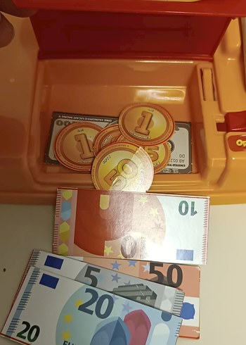 Renkli Baskılı yazar kasaoyuncak - Görsel 6