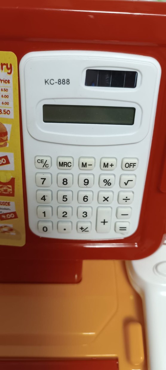 Renkli Baskılı yazar kasaoyuncak - Görsel 4