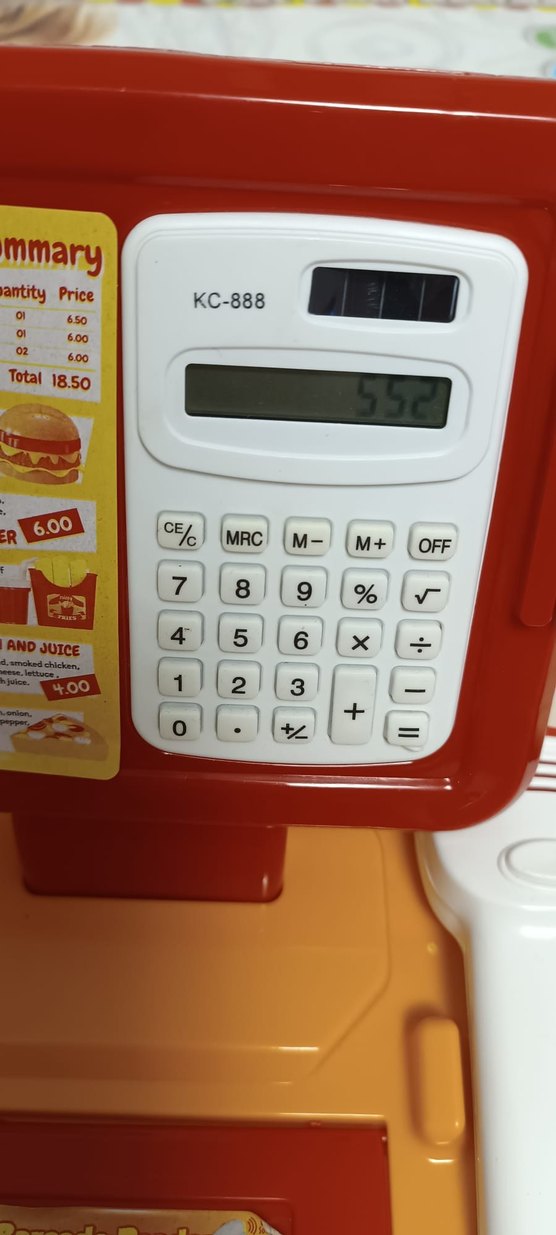 Renkli Baskılı yazar kasaoyuncak - Görsel 5