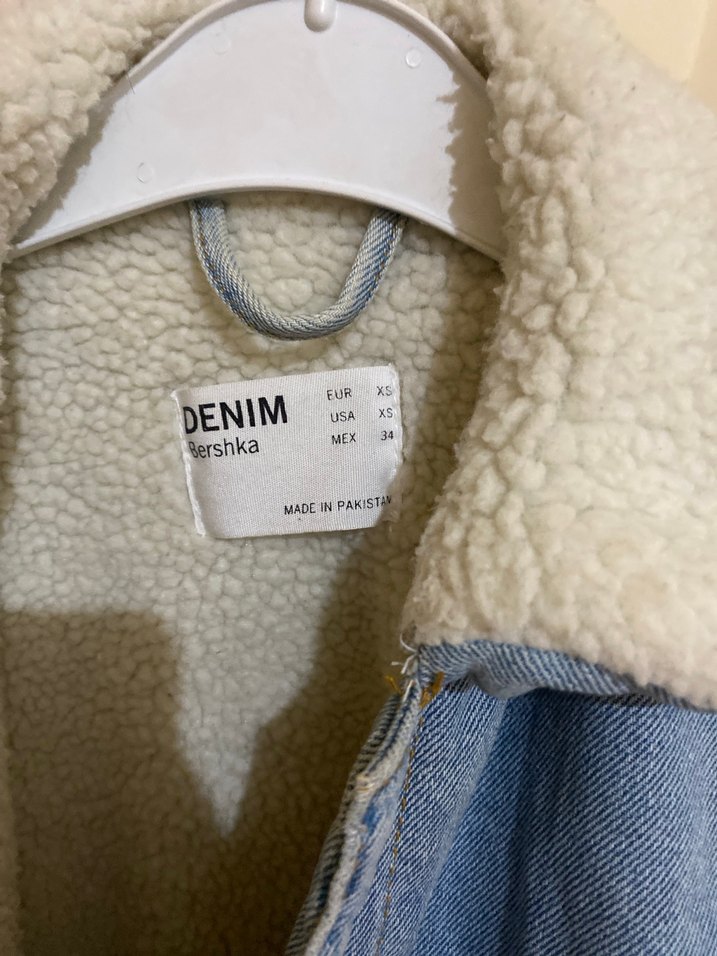 Düğmeli Kadın Kot Ceket, Rahat Kesim, Midi Boy - Görsel 2