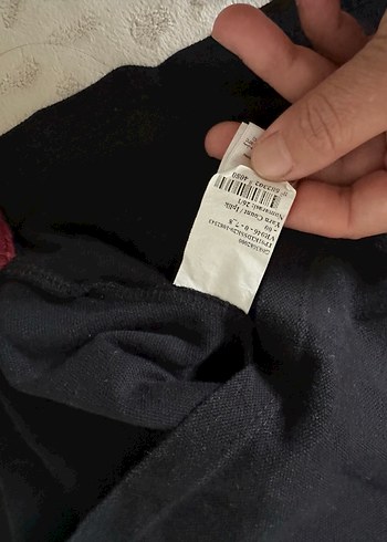 8 Yaş Beden siyah Renk Erkek Siyah Uzun Kollu Polo Tişört