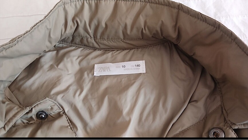 10 Yaş Beden Zara mont
