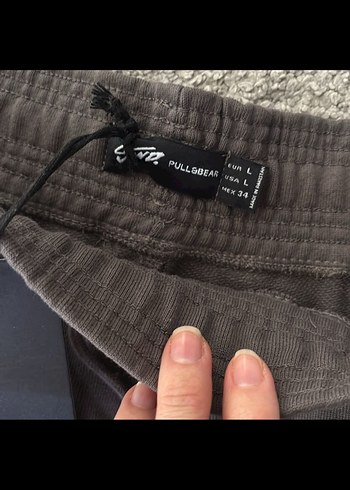 Gri Erkek pullbear eşofmanaltı - Görsel 7