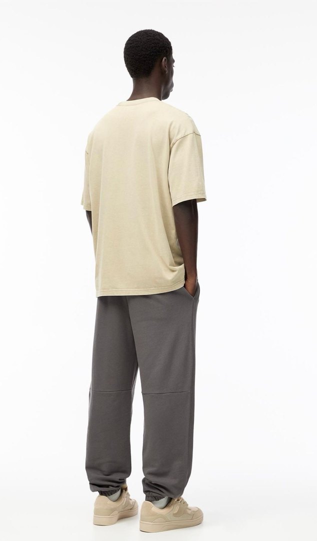 Gri Erkek pullbear eşofmanaltı - Görsel 3