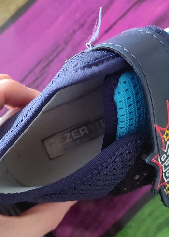 gezer marka Renkli Erkek Çocuk Spor Ayakkabı Velcro - Görsel 2