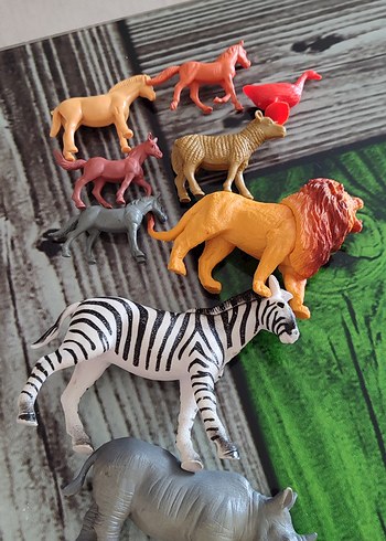 Çeşitli Renklerde Hayvan Aksiyon Figürleri toplam fiyat - Görsel 3