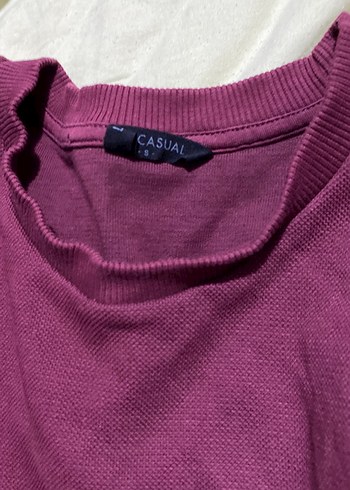 Bordo Sweatshirt Uzun Kollu - Görsel 3