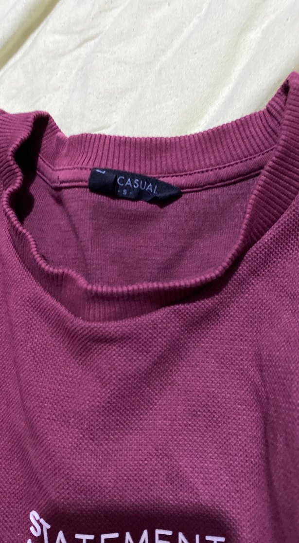 Bordo Sweatshirt Uzun Kollu - Görsel 3