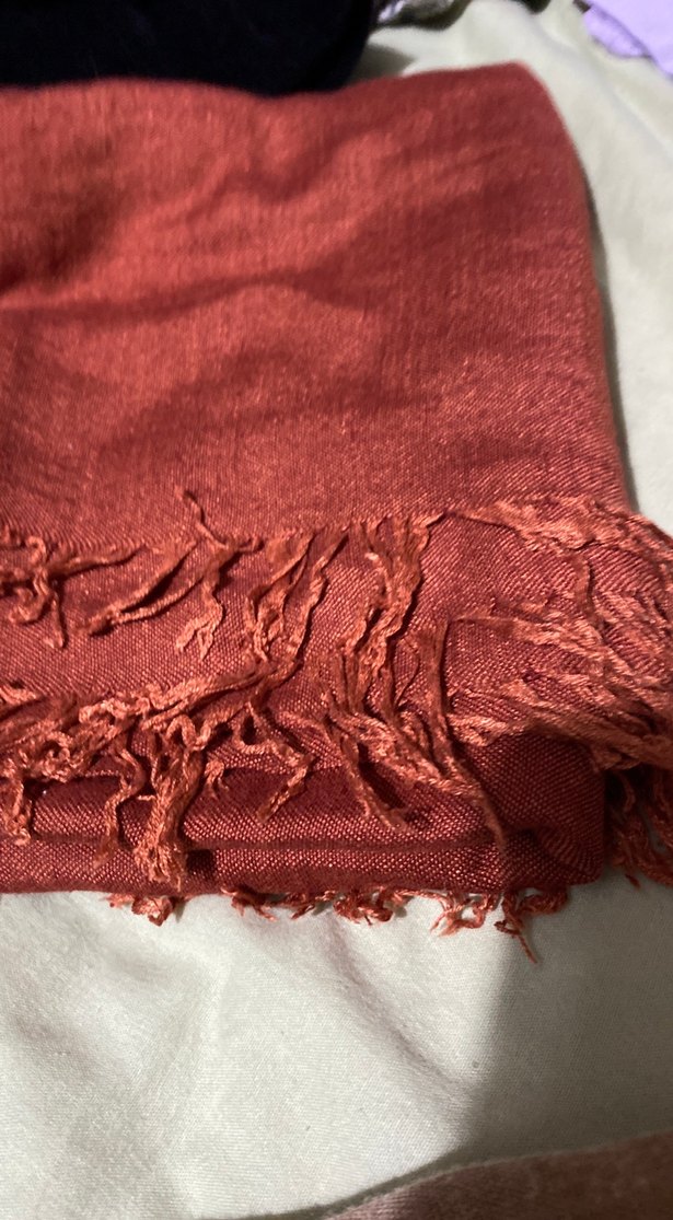 Dantel Detaylı Keten Bohem Kadın Şal - Görsel 4