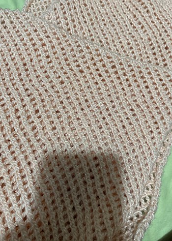 Bej Örgü Kadın Şal - Görsel 3