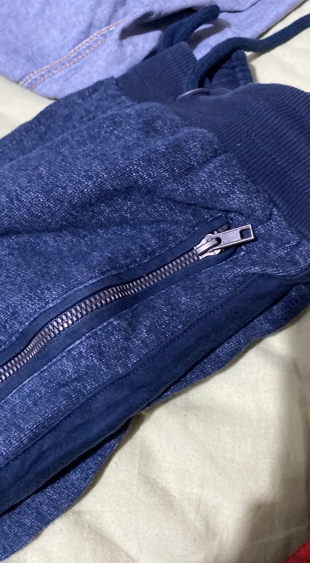 Erkek Çocuk Gri Fermuarlı Eşofman Altı - Görsel 2