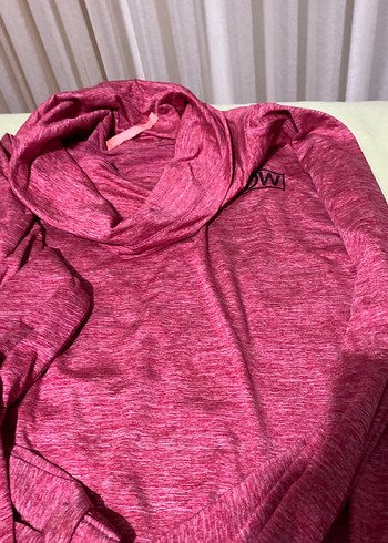 Pembe Uzun Kollu Kadın Sweatshirt - Görsel 7