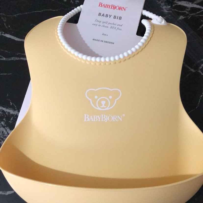 BabyBjörn Sarı Bebek Önlüğü - Görsel 2