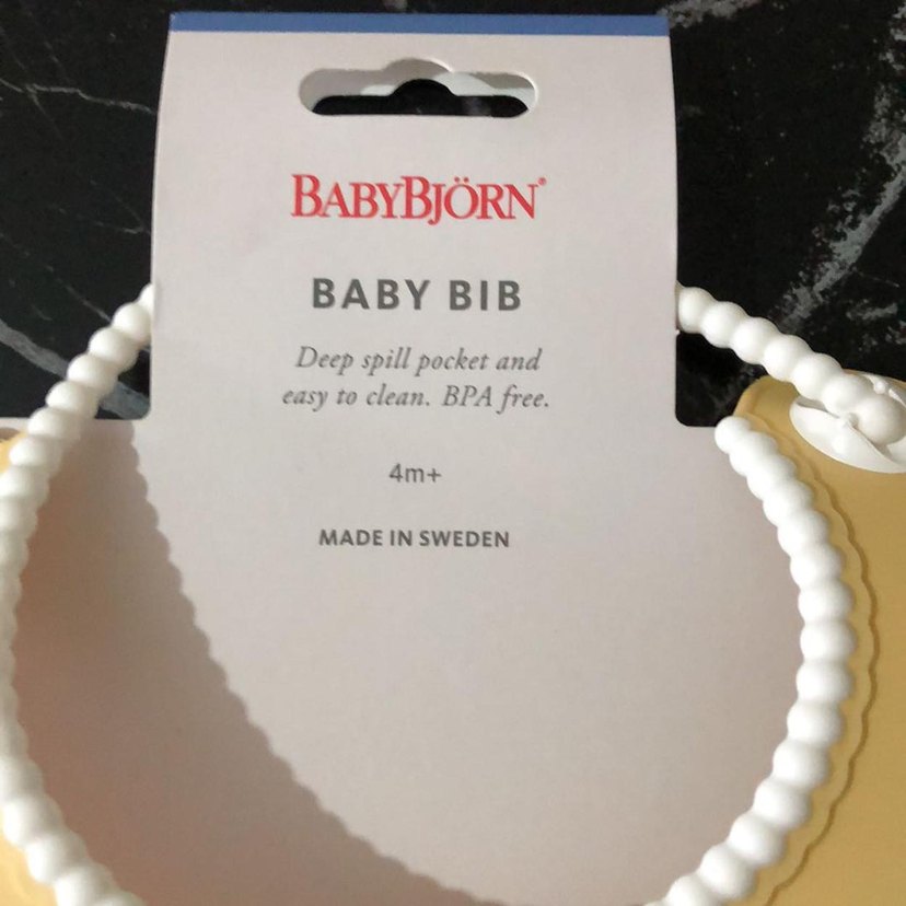 BabyBjörn Sarı Bebek Önlüğü - Görsel 3