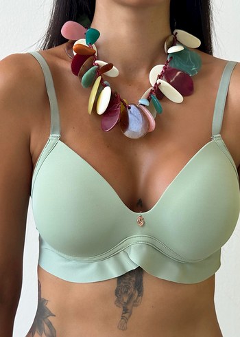 Bohem Tarz Mini Haki Sütyen - Görsel 2