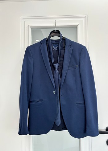 Erkek Lacivert Takım Elbise - Görsel 3