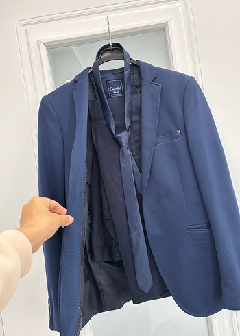 Erkek Lacivert Takım Elbise - Görsel 4