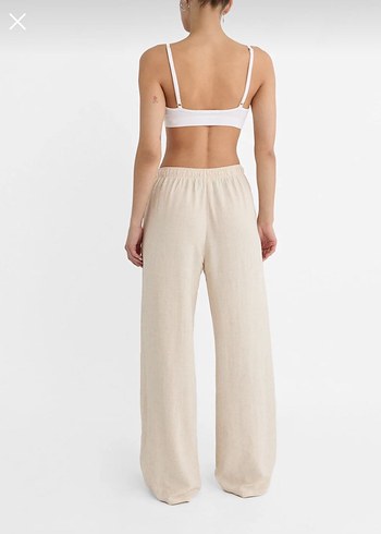 Stradivarius STRADIVARIUS KETEN PANTOLON