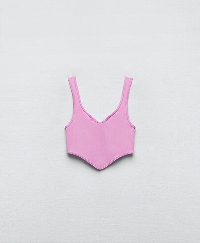 ZARA DİKİŞSİZ KORSE TOP