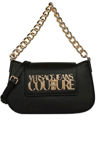 Versace Zincir Detaylı Siyah Kadın Çanta