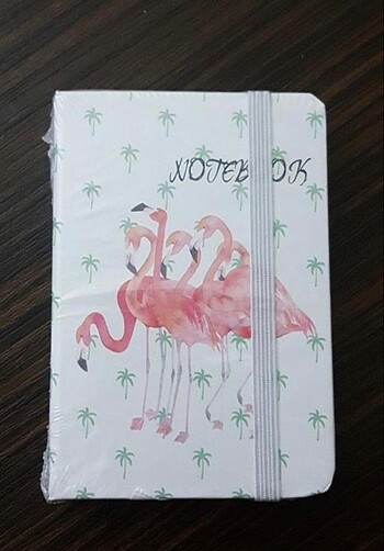 Flamingolu küçük not defteri