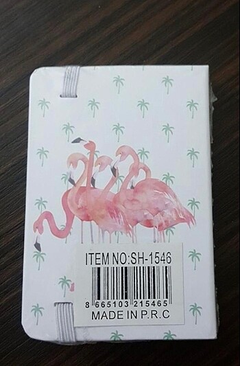  Flamingolu küçük not defteri