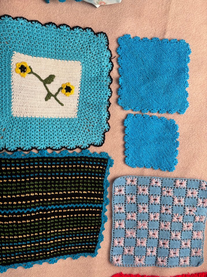 Çeşitli Mavi Örgü Lifler - Görsel 5