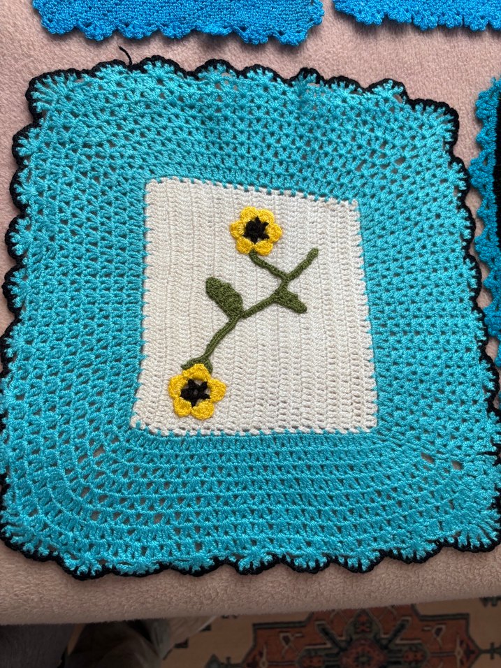 Çeşitli Mavi Örgü Lifler - Görsel 2