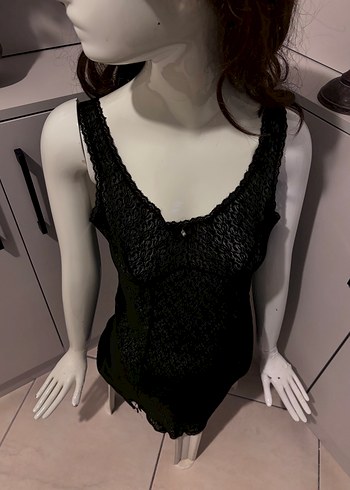 Siyah #Dantel #gecelik - Görsel 2