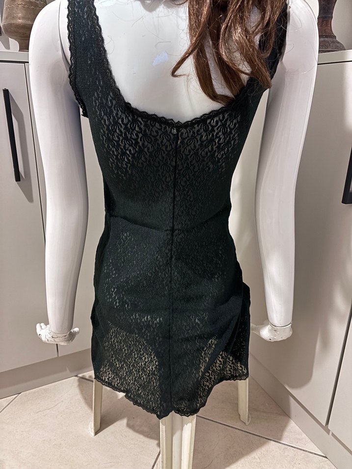 Siyah #Dantel #gecelik - Görsel 4