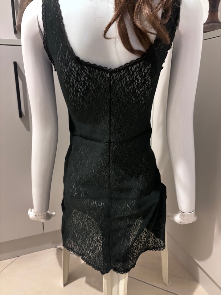 Siyah #Dantel #gecelik - Görsel 5