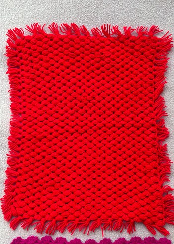 Renkli Kırmızı Banyo lifi Süngeri Seti - Görsel 3